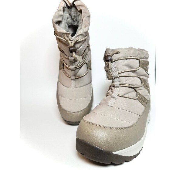 Lands End Womens Squall Snow Boots Size 10 Taupe Insulated Winter Waterproof - Picture 8 of 11
